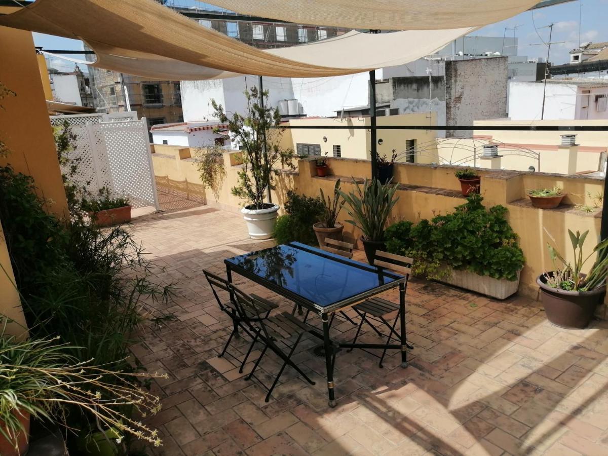 세비야 Tourist House Trajano Terraza-Piscina 아파트 외부 사진