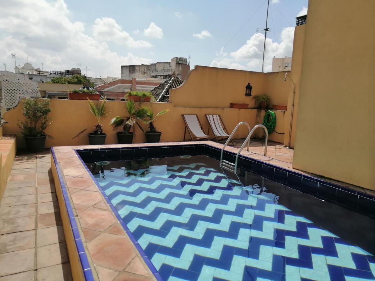 세비야 Tourist House Trajano Terraza-Piscina 아파트 외부 사진