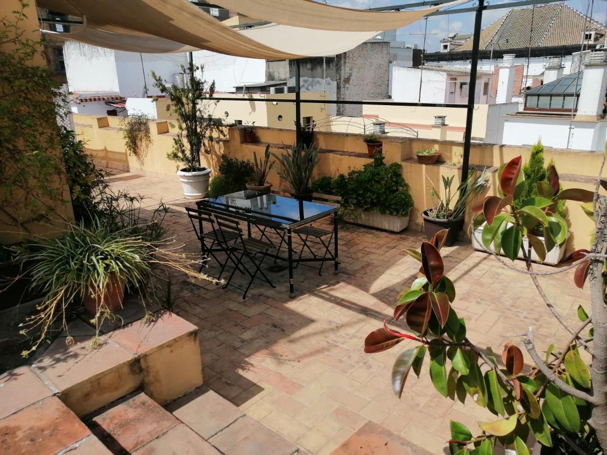 세비야 Tourist House Trajano Terraza-Piscina 아파트 외부 사진