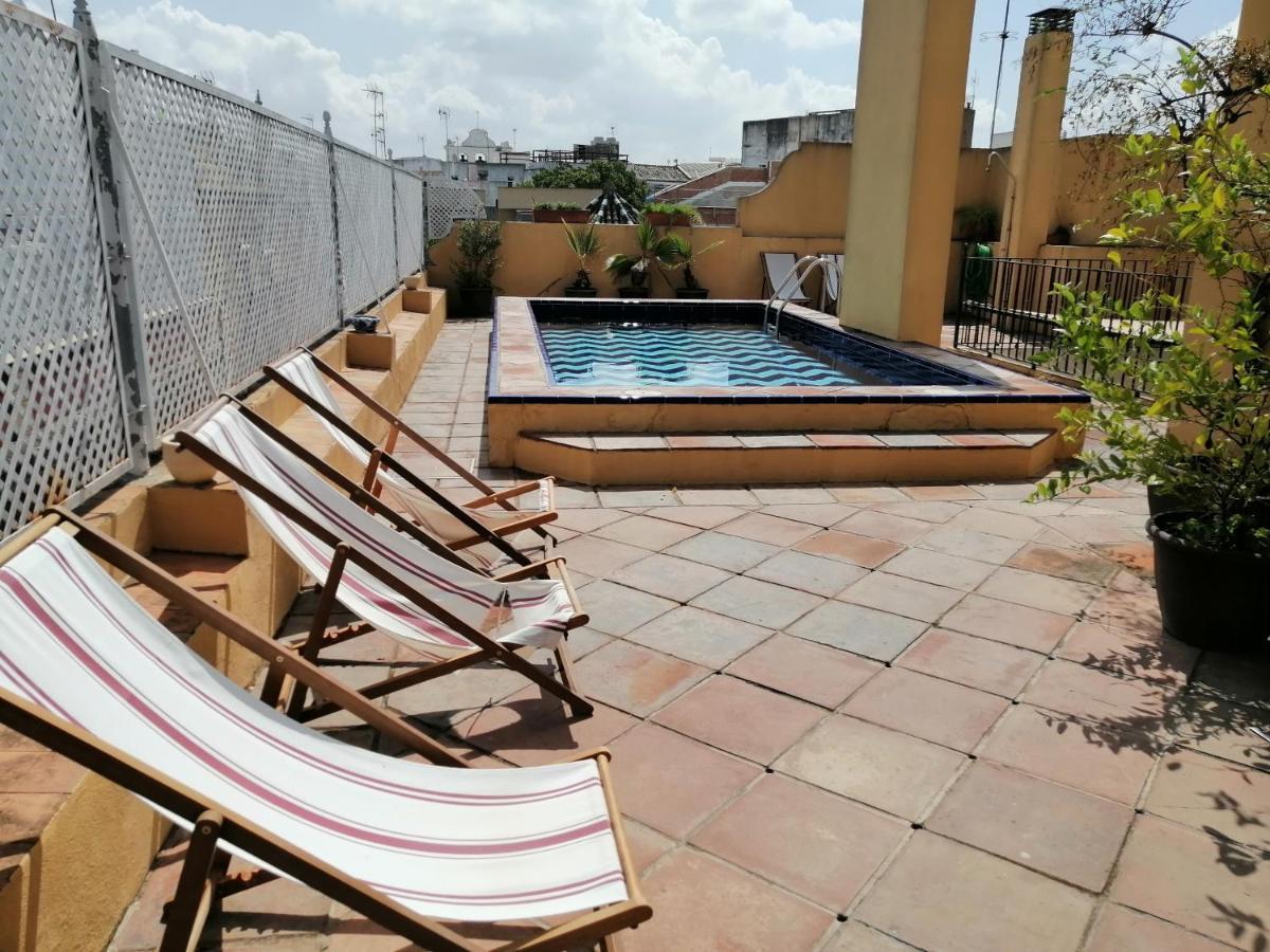세비야 Tourist House Trajano Terraza-Piscina 아파트 외부 사진